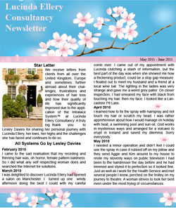 May June 2011 Newsletter page 1