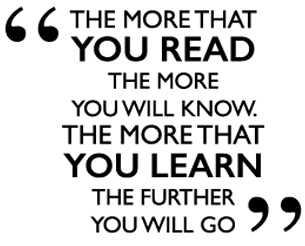 The more that you read